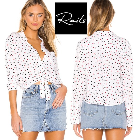 NWOT Rails Val Tie Front Top - Picture 2 of 6